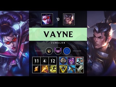 Vayne Jungle vs Xin Zhao - EUW Master Patch 25.20