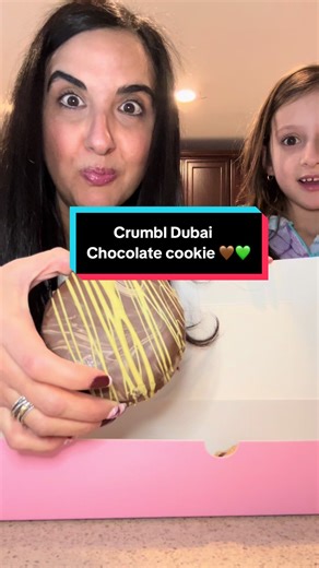 Delicious Crumbl Dubai Chocolate Cookie Review