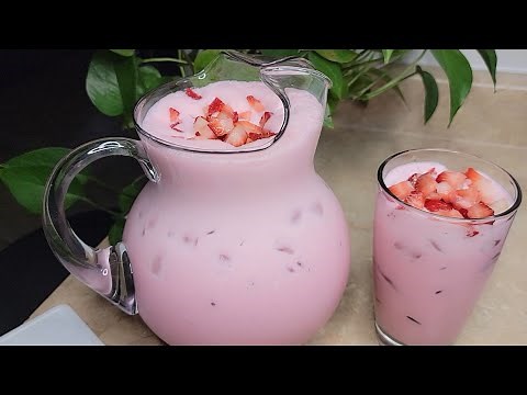 Agua De Fresa Cremosita Estilo La Michoacana 🤤 Maggie Cocina