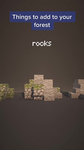 Forest Decoration Ideas for Minecraft Grove Trees