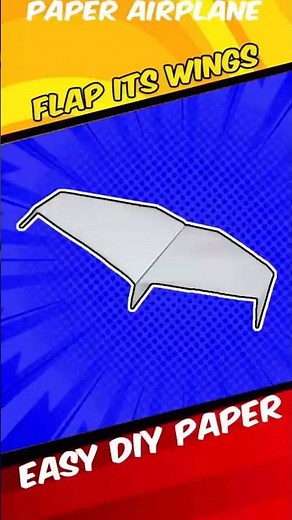 how to make a airplane that flaps its wings - Origami Plane
