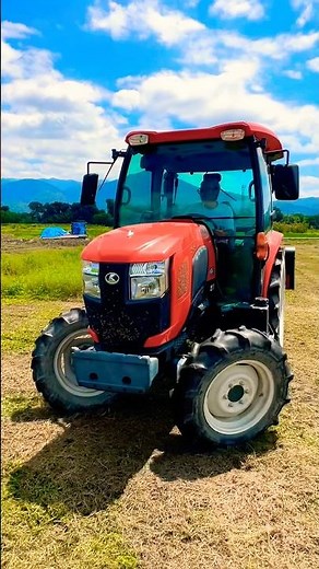 トラクターにハンマーナイフモアを取り付けて快適な草刈り作業 #kubota #farming #現代農業 #農業 #agriculturelife #agriculture #tractor
