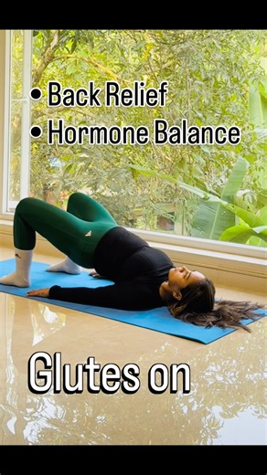 Yogainitiation | 5 reps to activate… 1 hold to transform ✨ Bridge Pose for back relief, hormone balance & core strength. Practice with Yoga Initiation 🤍 . .... | Instagram