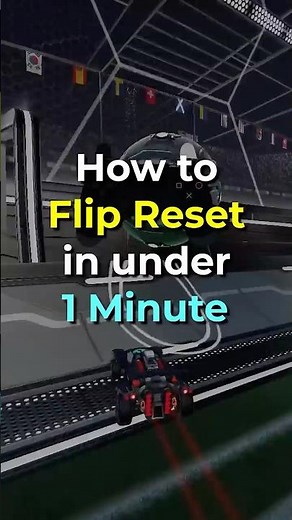 How to Flip Reset in 30 Seconds! (Easiest Way) #rocketleague #rocketleaguetutorials #flipreset