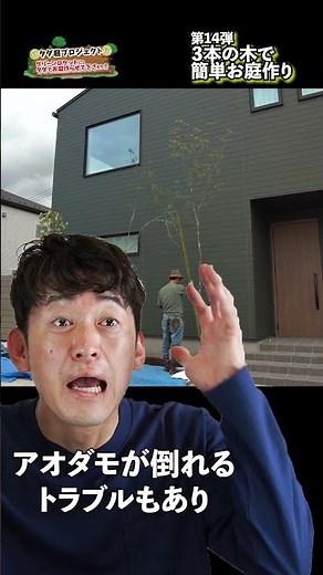 ３本の木で庭は素敵になる #shorts