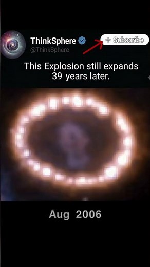 Watching a Star Explode for 22 Years 🔭 #space #astrophysics #shorts