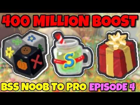 400 MILLION HONEYDAY BOOST - Bee Swarm Simulator NOOB to PRO RED - Episode 4