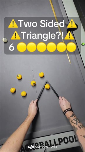 Understanding the Two Sided Triangle in Pool