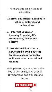 👉 What is Education? Meaning, Types & Importance Explained in Simple Words