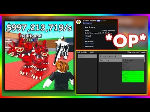 OP Steal A Brainrot Notifier Script | Open Source