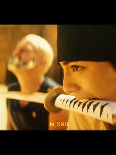 " Luffy and Zoro vs Marine líder 💀 " - One piece live action edit | LUZ ROJA (slowed) | #shorts