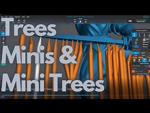 Mastering 3D Resin Printing Support Trees Minis Mini Trees