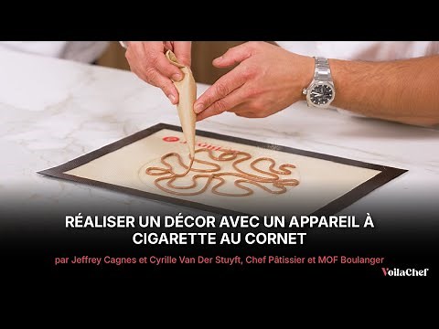 Cigarette Paste Decoration by Jeffrey Cagnes | How to create a decoration for a King Cake