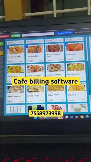 Fast and easy to use billing pps software for cafe and restaurant