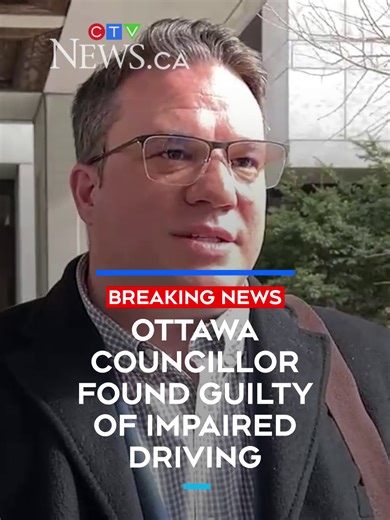 Ottawa Coun. Matthew Luloff says he takes “responsibility for my actions” after being found guilty of impaired driving during the summer of 2024. #ottawa #ottnews #ottawanews #ctvnewsottawa #cityofottawa