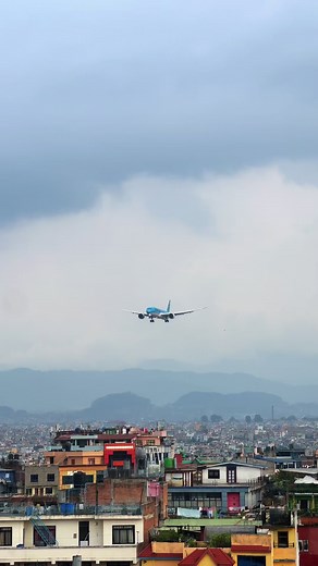 Korean Air Boeing 787 Seoul to Kathmandu plane spotting