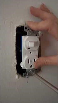 Installing a Combination Switch & Outlet