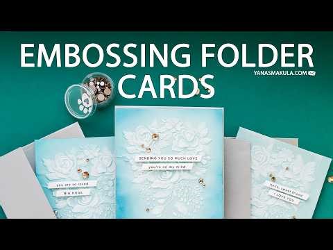 How to Use 3D Embossing Folders | Easy Handmade Card Ideas