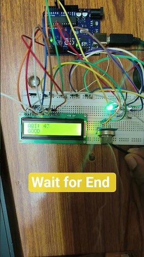DIY AQI Monitor with Arduino Uno #aqidelhi #delhipolution #arduino #youtubrshorts #diyelectronics