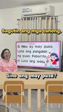 Filipino Tagalog Reading Lesson #practicereadinfilipino #shortstoryquestion #teacherayaonlinetutor