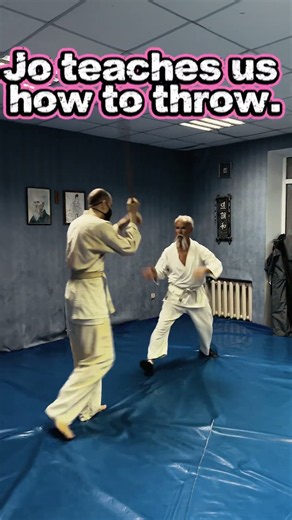 Our Aikido training with Jo in Fudoshinkan dojo. #martialarts #aikido #jo #fudoshinkan #training