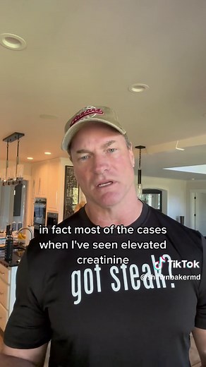 Is high creatinine a problem? 🧐 #creatinine #carnivorediet #carnivoretok