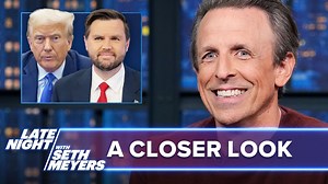 Seth takes a closer look at Donald Trump and JD Vance refusing to let go of their racist lies about Haitian immigrants eating pets and Trump now claiming he will be visiting Springfield. | Late Night with Seth Meyers