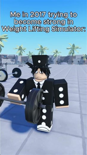 Weight Lifting Simulator Struggles #roblox #robloxanimation