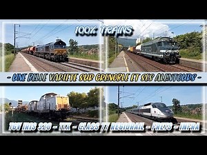 TGV IRIS 320 - TTX ETF - CLASS 77 REGIORAIL - FRETS - ESV 701 - TDGR sur Grenoble et ses alentours