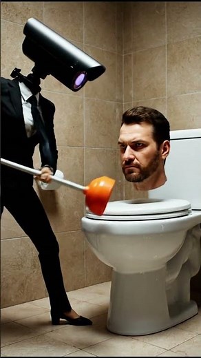 Cameraman vs Skibidi Toilet! Epic PLUNGER ATTACK!
