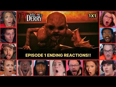 Reactors Reacting To Episode 1 Ending | IT: Welcome To Derry Episode 1 Reaction Mashup