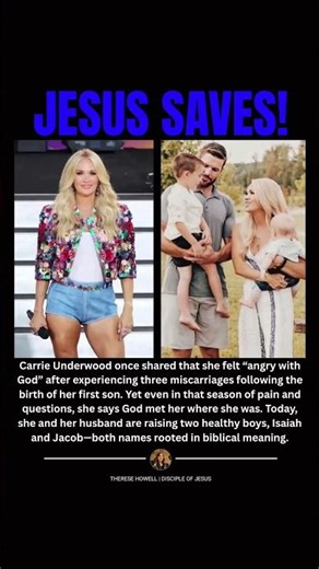 Carrie Underwood has an encounter with Jesus