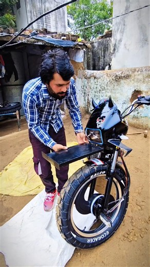 Hero Splendor 🏍️ Mudguard Cover Modification 😍🔥| Viral Bike Mod 🚀 #splendor #automobil #short #viral