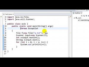 Eclipse下於Java程式中用Scanner檔案File輸入(Java programming under Eclipse via Scanner to read a text file