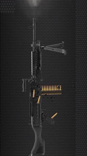 M240 Machine Gun Slow-Mo: Realistic Mechanical Fire | Gun Simulator