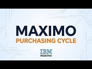 IBM Maximo Application Suite (MAS): Full Purchasing Cycle Tutorial