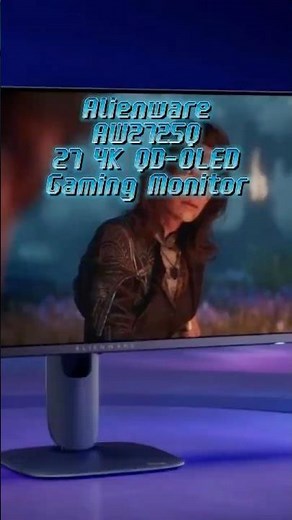 Alienware AW2725Q 27inch 4K QD-OLED gaming monitor 🤩 #monitor #alienware #gaming