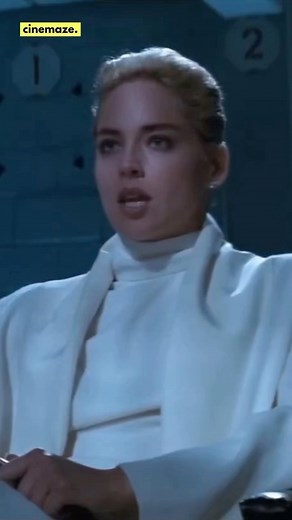 cinemaze. on Instagram: "Did you know this scene has the most paused movie moment in history 🤔 @sharonstone as Catherine Tramell takes over any scene she’s in. 🍿 Basic Instinct (1992) #movie #movies #moviescenes #moviequotes"