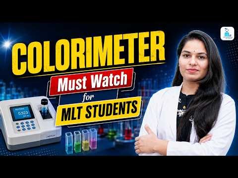 Colorimeter | Working Principle | Application | Filter Table | By Manisha Ma'am