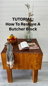 1.2M views · 21K reactions | What would you do??! I love this butcher block so much but I’m afraid I’m tying too hard to make it work in my space?? If I sell it, what should I price it at? I used @realmilkpaint Pure Tung Oil and Half and Half! EVERGREEN10 gets you 10% off your purchase! | Evergreen Restorations | Facebook