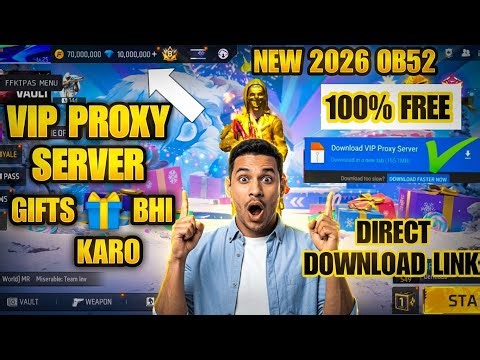 How To Download & Setup VIP Proxy Server in Free Fire (2026)