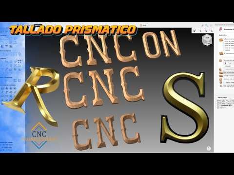 💡How to make letters with beveled angles on a CNC Router | Prism toolpath in Vectric Aspire