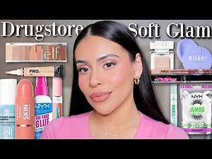 Soft Glam using only DRUGSTORE MAKEUP ✨🎀