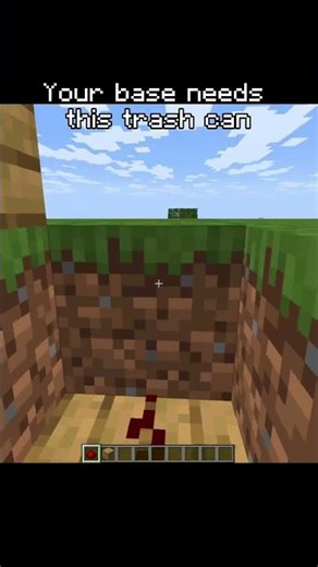 Working Trash Can Build in Minecraft