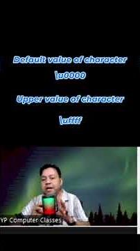 Default value of character #java #ypcomputerclasses #java #ypcc