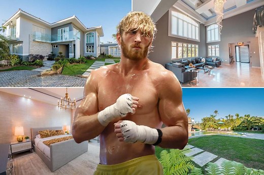 Logan Paul training for Floyd Mayweather fight at swanky $13M Puerto Rico mansion