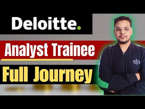 Everything About Deloitte Analyst trainee Job | Deloitte Work | Analyst Trainee Training , Journey