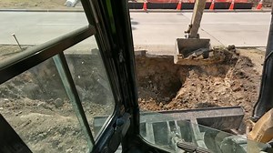 Replacing an old Storm Drain Inlet with a mini Excavator Was a bit difficult Cuz it’s heavy for a mini excavator but we did it #hellomrgeorge #mrhardhat #texas #construction | Mr. HardHat
