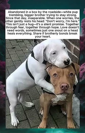 ​Inseparable Bonds: The Brothers Who Survived Together 🐾❤️