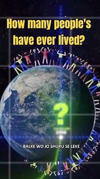 How many people's have ever lived on Earth? #earth
